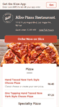 Mobile Screenshot of albopizzavegas.com